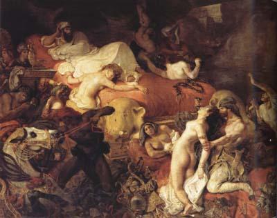 Jean Auguste Dominique Ingres The Death of Sardanapalus (mk04)